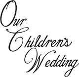 Our Children's Wedding Photo Wedding Album Imprinting Die from meritalbums.com