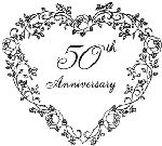 50th Anniversary Wedding Photo Album Imprinting Die 