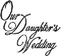 Our Daughter's Wedding Photo Wedding Album Imprinting Die from meritalbums.com