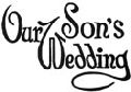 Our Son's Wedding Photo Wedding Album Imprinting Die from meritalbums.com