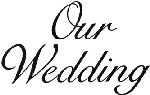 Our Wedding Wedding Photo Album Imprinting Die from meritalbums.com