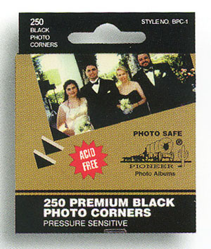 Pioneer Photo Safe Premium Black Pressure Sensitive Adhesive Sticker Squares for Scrapbooking from meritalbums.com