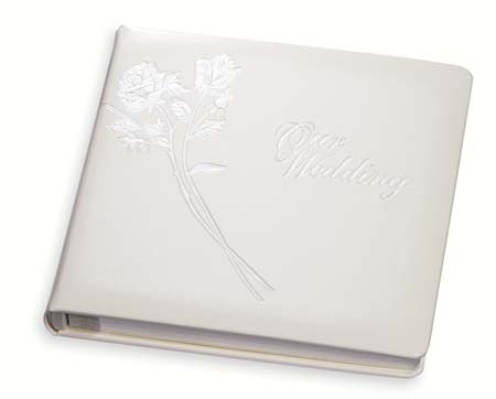white wedding album