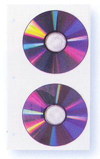 Brava Professional Wedding Photo Album DVD and CD Insert Page by meritalbums.com
