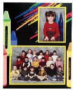 TAP Crayon Memory Mate Easel for 3.5x5 & 7x5 Elementary School Pictures