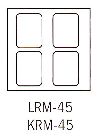TAP KRM-45 Black 4x5 Photo Mat