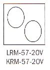TAP white 5x7 oval photo mat