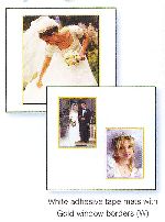 TAP Tape Reversible Black or White Wedding Album Mats 