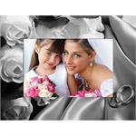 Paper Frame Wedding Easel for 4"x6", 6"x4", 5"x7", or 7"x5" Photos