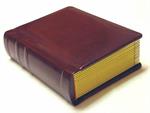 Regal Burgundy Gold Professional 5x7 Wedding Photo Album