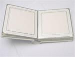 Regal 8x10 Professional Wedding Photo Album with Silver Edges