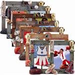 All Sports 3.5x5 Sports Room Resin Picture Frames for Kids