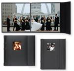 TAP Valencia Simulated Leather Peel & Stick Professional Wedding Albums with Magnetic Closure