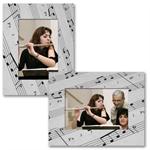Paper Frame Musical Easel for 4"x6", 6"x4", 5"x7", or 7"x5" Digital Photos