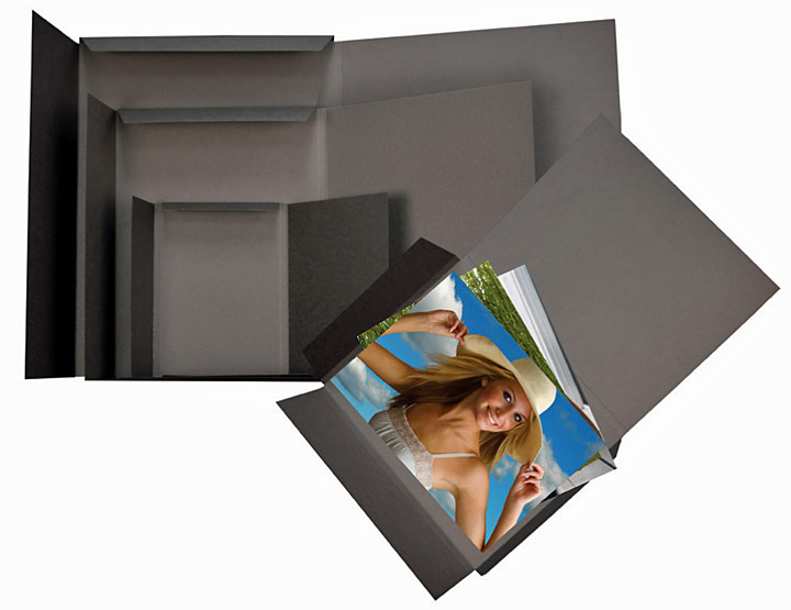 TAP Folders Chestnut Ebony Photo Case for 5x7, 8x10, 11x14, and 16x20