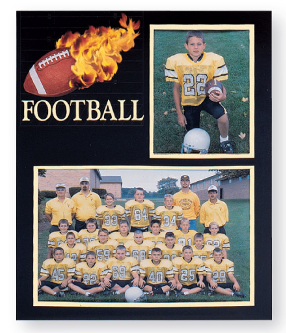 TAP Football PM7013 Memory Mates Sports Cardboard Picture Frame Photo