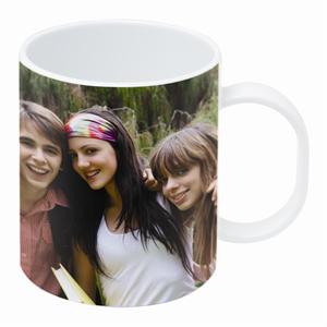 11oz. Polymer Plastic Dye Sublimation Personalized Photo Coffee Mug