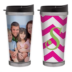 Stainless Steel 12oz Photo Travel Tumbler