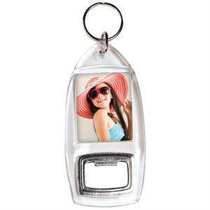 Create-Your-Own Custom Bottle Opener Photo Keychain #762 ( Case of 100 )