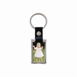 Deluxe Metal Keychain Make-Your-Own Custom Personalized Photo KeyTag #9033