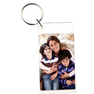 Make-Your-Own Clear Snap-In Photo Keychains with 1-3/4