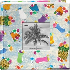 Pioneer Tropical Drinks Frame Scrapbook Travel Designer 4x6 Photo Memo Albums