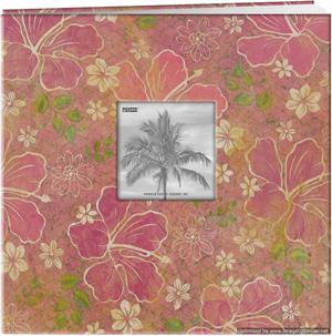 Pioneer Hibiscus Tropical Frame Travel Designer 4x6 Photo Memo Albums 