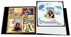 Pioneer Black Refill Page for 12x12 Scrapbook Memory Photo Albums RMB-5