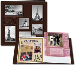 Pioneer 12x12 MB-10COLTR Collage Frame Sewn Embossed Leatherette Scrapbook