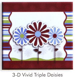 Pioneer DA-200J Vivid Triple Daisies Photo Album