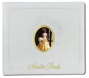 Topflight Nustra Boda 4x6 Spanish Leather Wedding Album