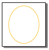 Topflight R-0810W professional photo album 10x8 oval traditional screw post reversible cardboard photo mat
