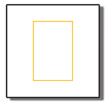 Topflight R-857-1W photo album 7x5 mat