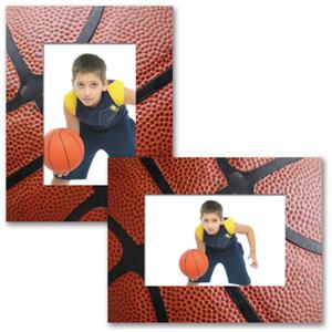 Paper Frame Basketball Photo Easel for 4x6 or 6x4 Digital Pictures