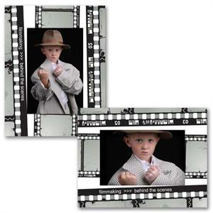 pf-3216 Filmstrip Paper Frame Photo Easel Back for 4x6, 6x4, 5x7, and 7x5 Pictures 