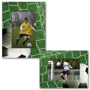 Soccer Paper Frames Easel for 4x6 or 6x4 Digital Photos