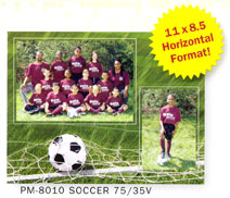 TAP PM-8010 Soccer Cardboard Picture Frame with Easel Back