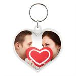 Heart Create-Your-Own Personalized Photo Keychain Bulk Wholesale #8849 