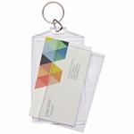 Make-Your-Own Business Card Holder Key Chain #936