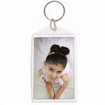 Clear Standard Snap-In Photo Keychains