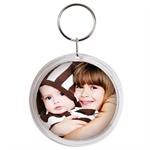 Make-Your-Own Personalized Circular Photo Key Chain #991