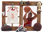 Sports 3-1/2x5 Resin Molded Basketball Digital Athletic Picture Frame