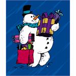Frosty the Snowman 4x6 Professional Cardboard Photo Mount