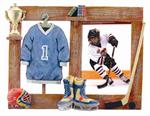 Sports Room 3-1/2x5 Resin Hockey Digital Picture Frame for Kids