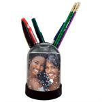 Pencil Cup Photo Snow Globe with Insert Size: 2