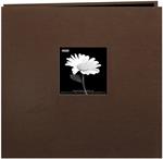 Pioneer-Chocolate-Brown-12x12-Trend-Fabric-Frame-Scrapbooks-Memo-Book-Photos