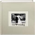 Pioneer-Sentiments-3-D-Applique-Frame-Sewn-Wedding-4x6-Photo-Album