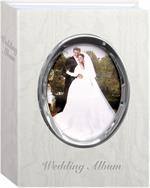 Pioneer-WFM-46-Bound-Mini-Wedding-Photo-Album-with-White-Oval-Framed-Cover