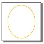 Topflight R-0810W professional photo album 10x8 oval traditional screw post reversible cardboard photo mat