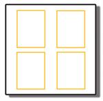 Topflight R-845W photo album 5x4 mat